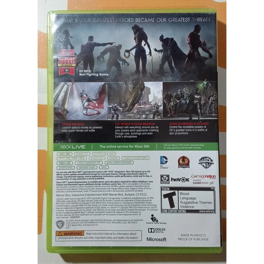 Injustice Gods Among Us (Xbox 360)